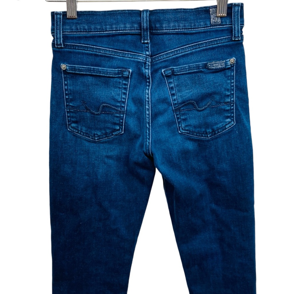 7 For all Mankind Jeans 25 Roxanne Ankle 25 Blue - Picture 3 of 7